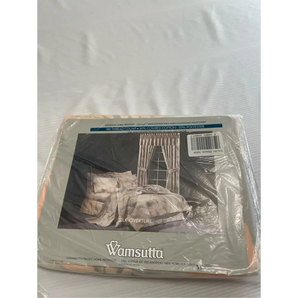 Wamsutta No Iron Twin Flat Sheet VTG Sealed